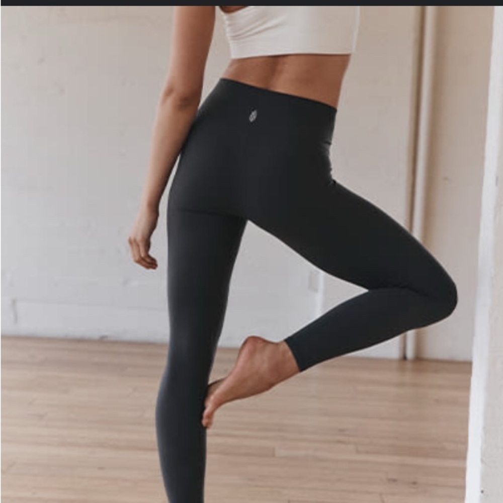 Free People Dark Gray Leggings